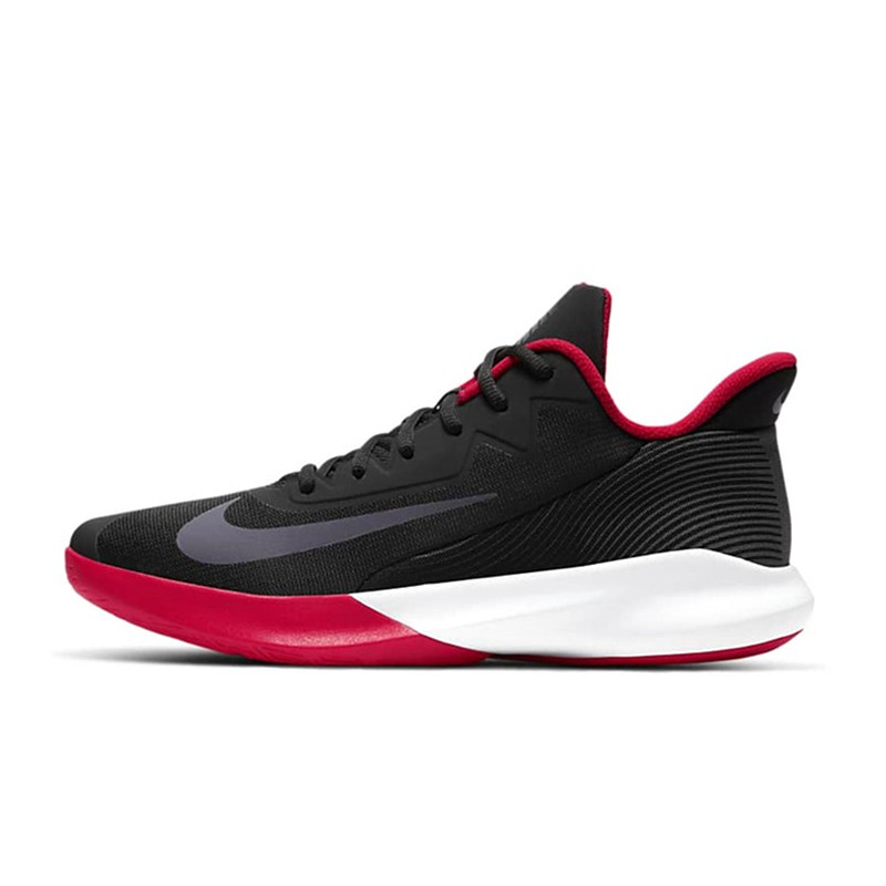 Black red and white cheap basketball shoes