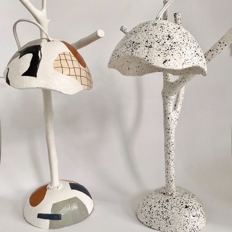 Handpainted Coconut Shell Lamp Shopee Philippines