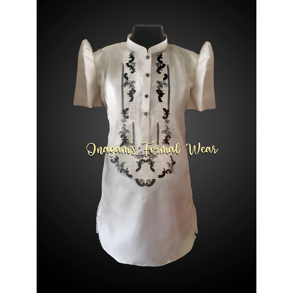 Marian barong hot sale dress