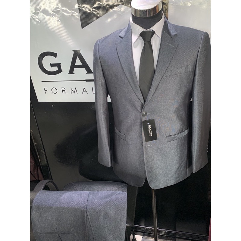 Silver coat on sale with black shirt