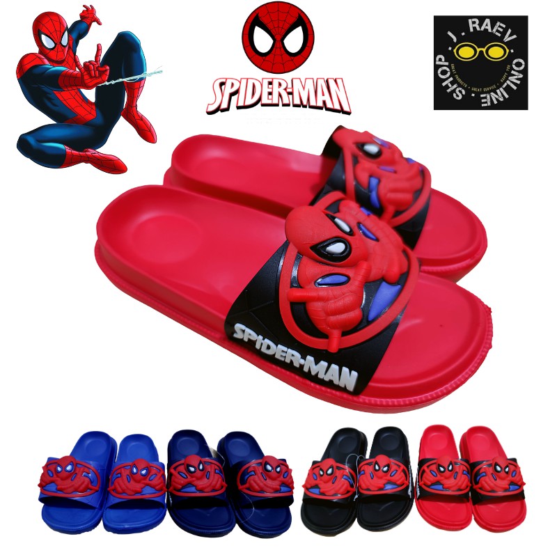 Mall Quality Slides Superhero Sandals for Boys Kids Shopee Philippines