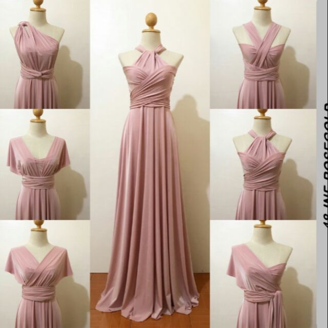 Infinity dress outlet old rose color