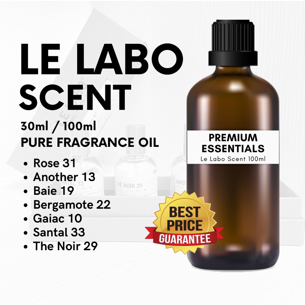 LE LABO PERFUME MAKING FRAGRANCE OIL 30ml 100ml ROSE 31