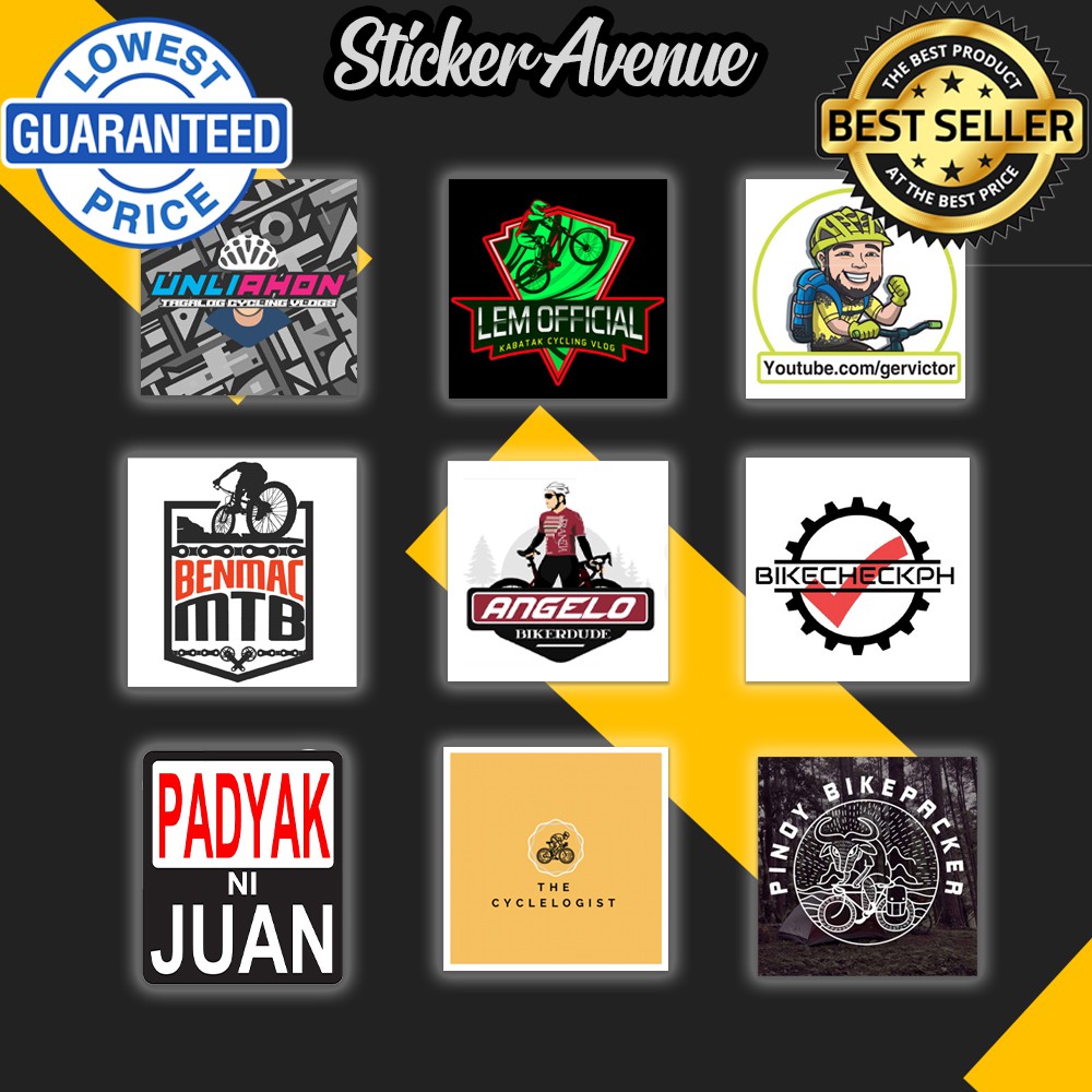 Best bicycle hot sale stickers