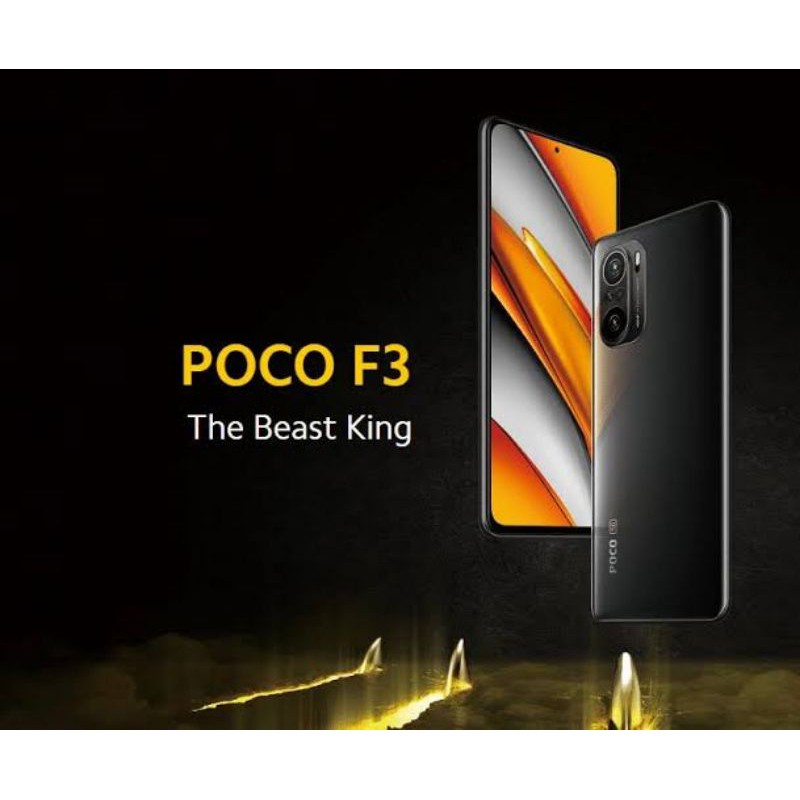 Xiaomi Poco F3 128GB + 6GB RAM 6.67'' AMOLED Display Qualcomm SM8250-AC  Snapdragon 870 5G Processor 4520 mAh Fast Charging Battery (Night Black) 