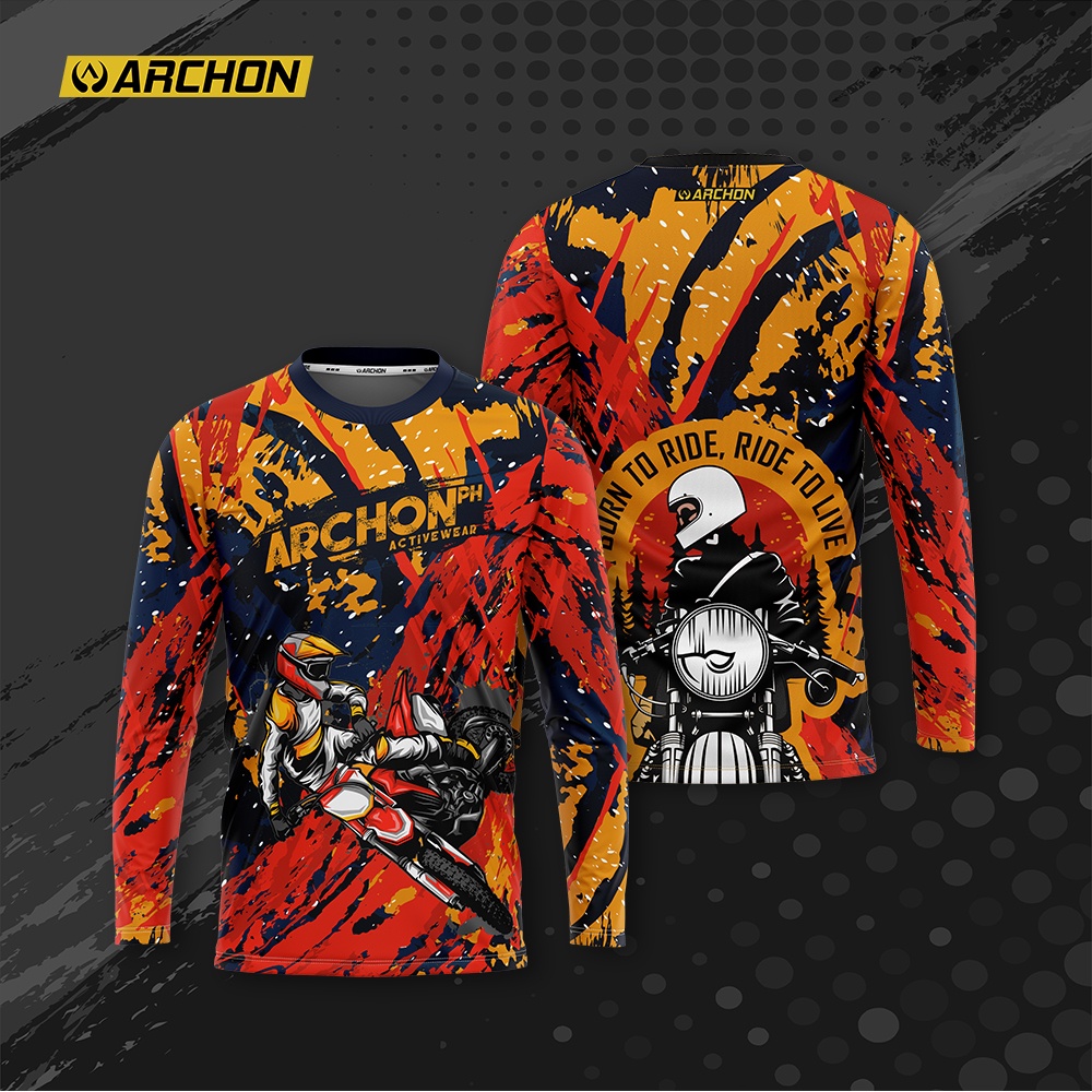 Enduro GP (Full Sublimated Activewear T-Shirt Long Sleeves / Motorcycle  Jersey / Cycling)