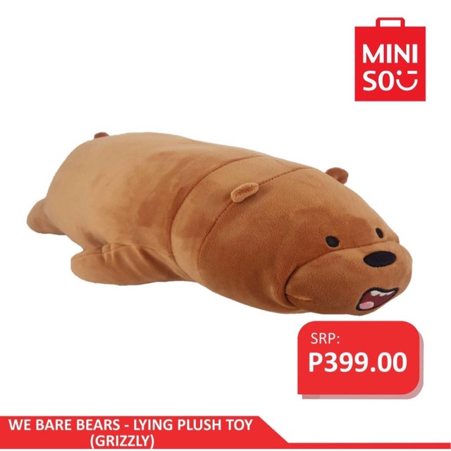 MINISO We Bare Bears Collection 4.0 Shopping Bag(GRIZZLY)