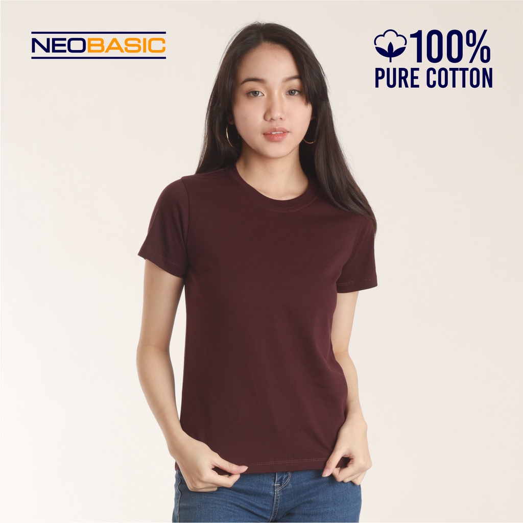 Brown plain women's t shirt, Plain t shirts online