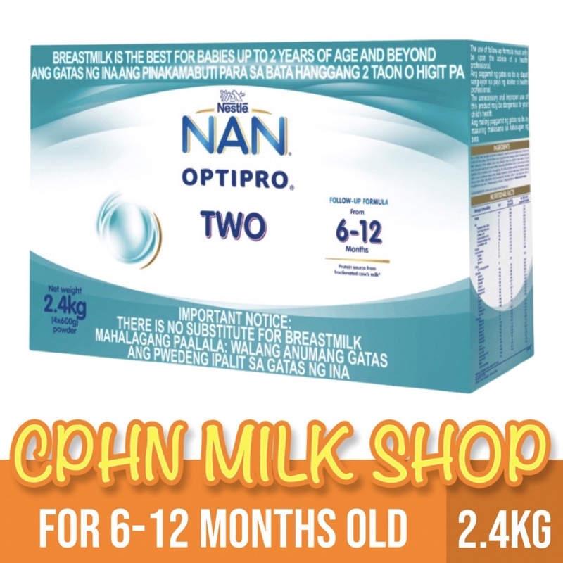 Nan optipro 6 hot sale to 12 months