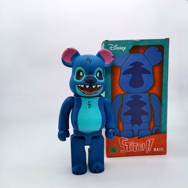 Fashion Bearbrick 400% Lilo & Stitch Cute Cartoon Action Figures