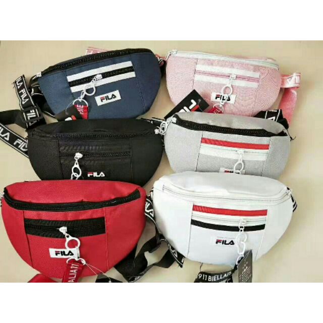 NewEra Fashion Korean Sling Belt Waist Fila Bag Shopee Philippines