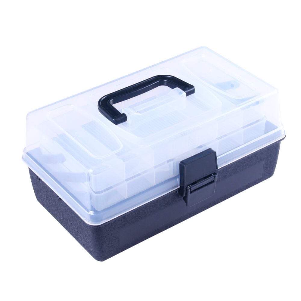 3-Layer Tackle Box or Storage Box for Fishing, Medical and MedTech Supplies