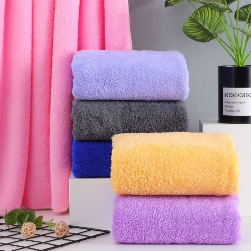 plain cannon bath towel (70x140cm)assorted color