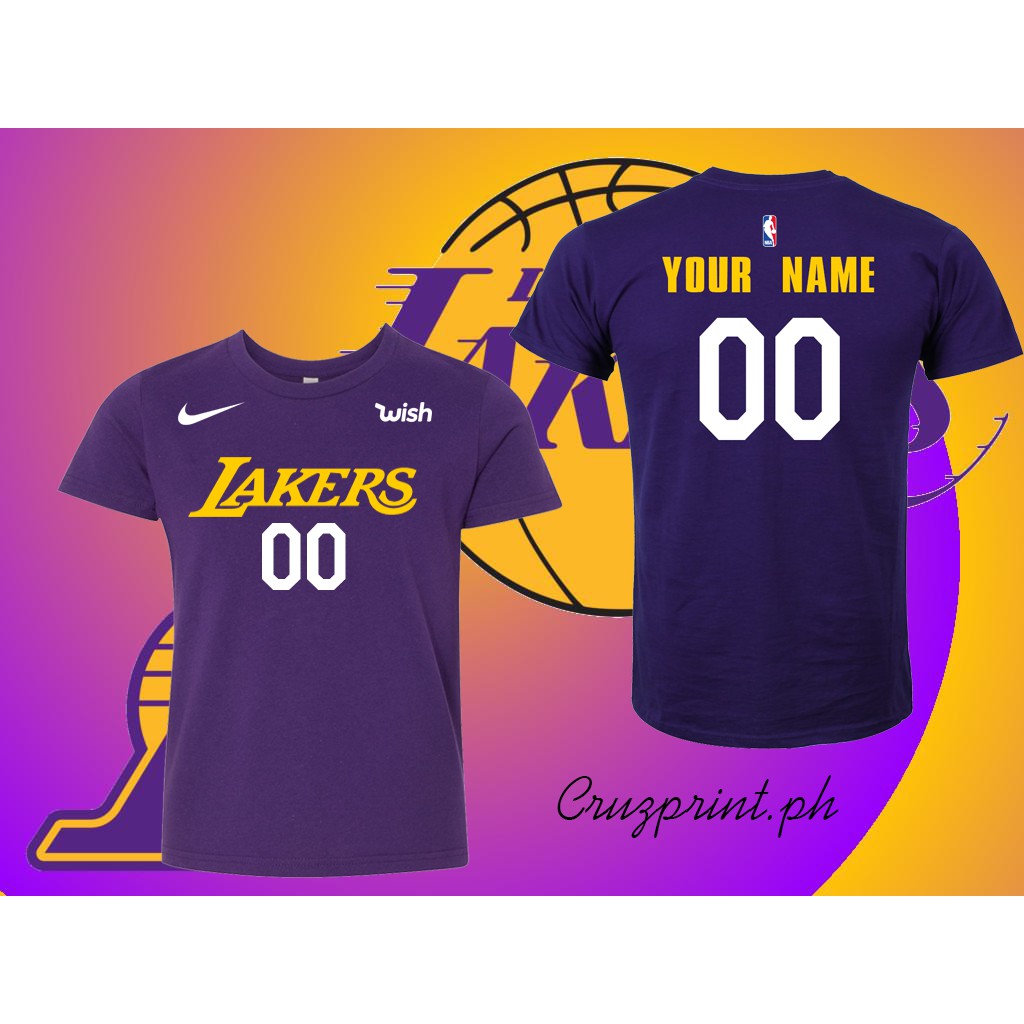 Personalized store lakers shirt