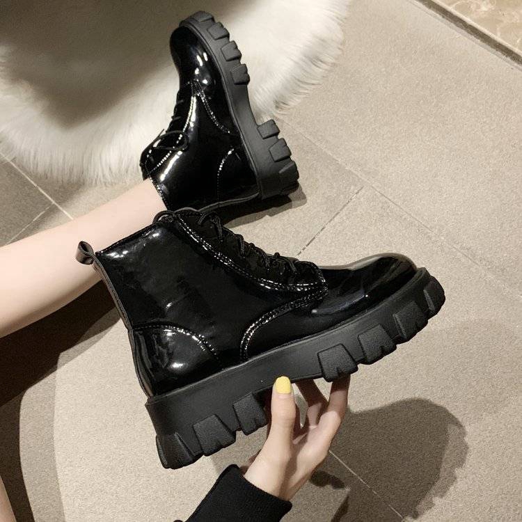 Black martin sale boots