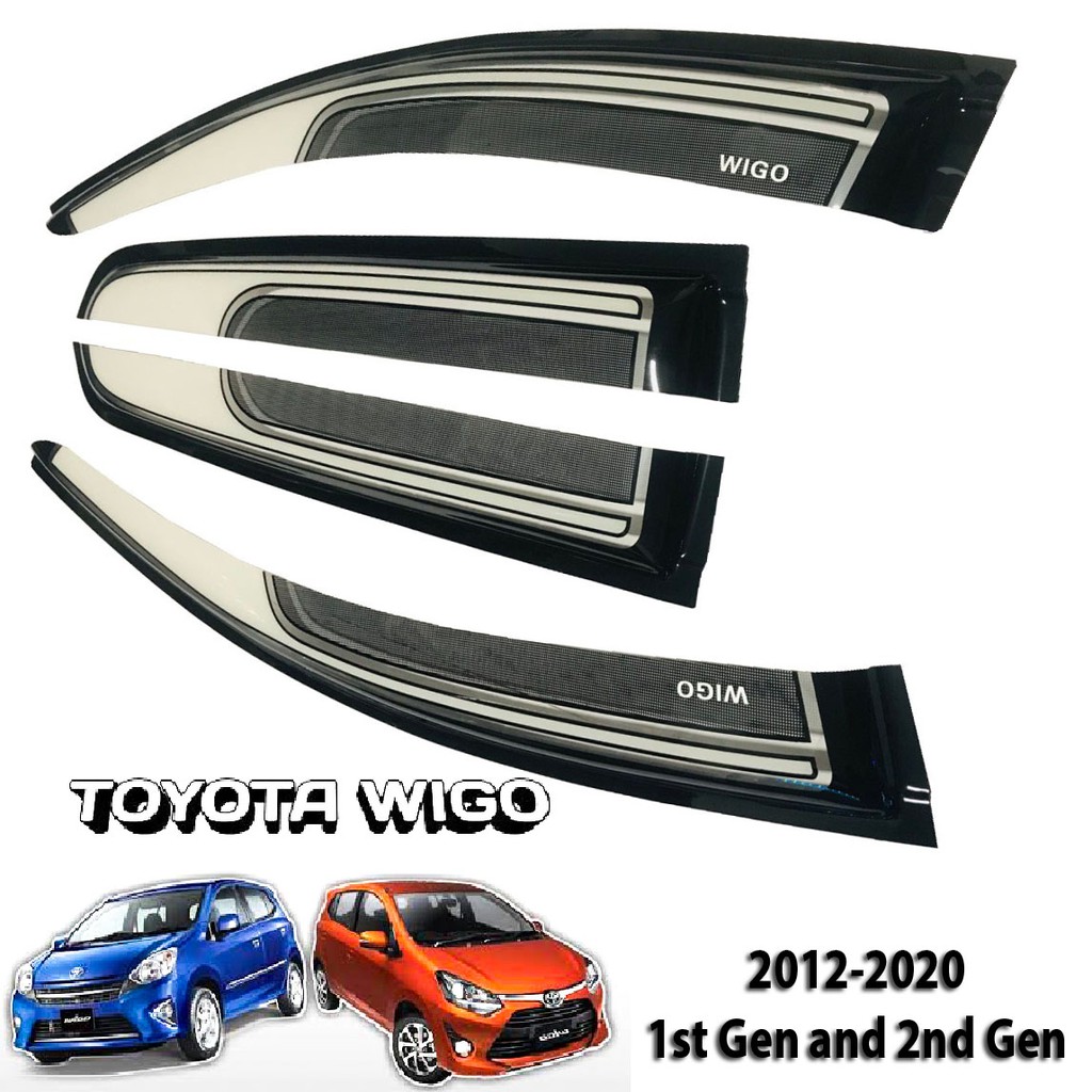 Toyota wigo deals rain visor