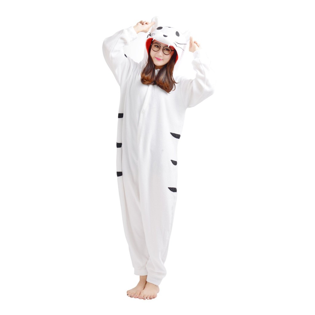 White best sale tiger pajamas