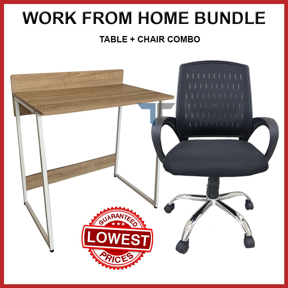 Computer table chair online combo