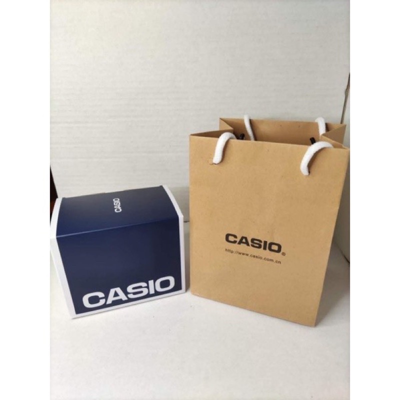 Casio box paper bag watch box Casio can Shopee Philippines