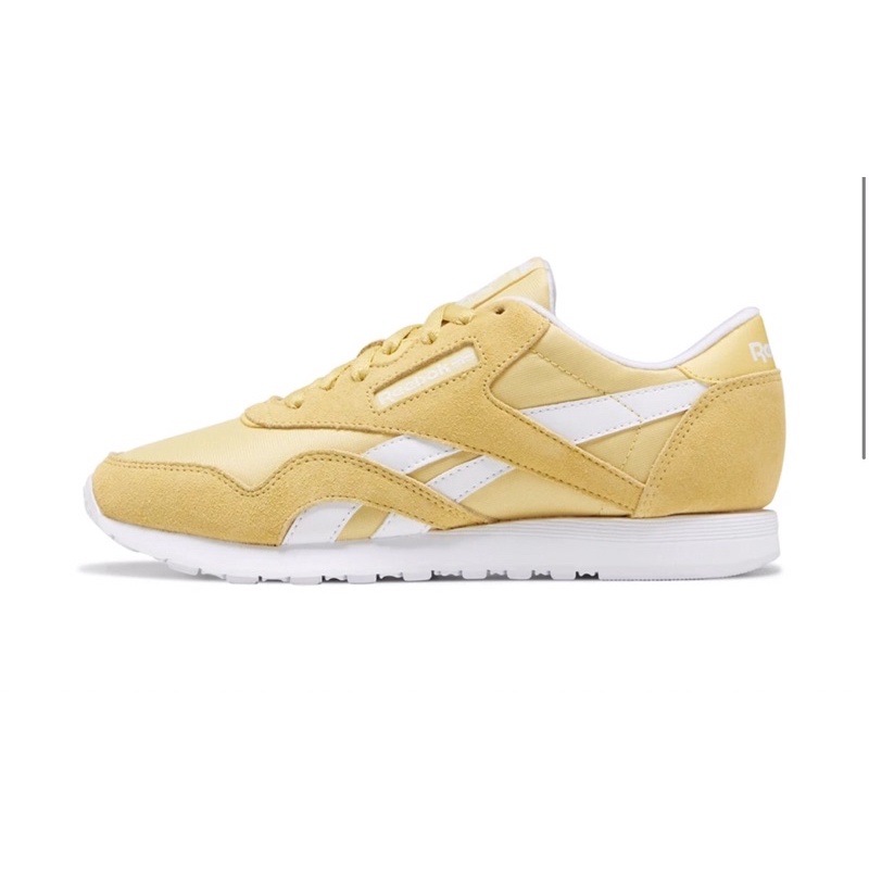 Mustard shop reebok trainers