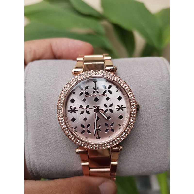 Michael Kors Women s Mini Parker Rose Gold Tone Watch MK6470