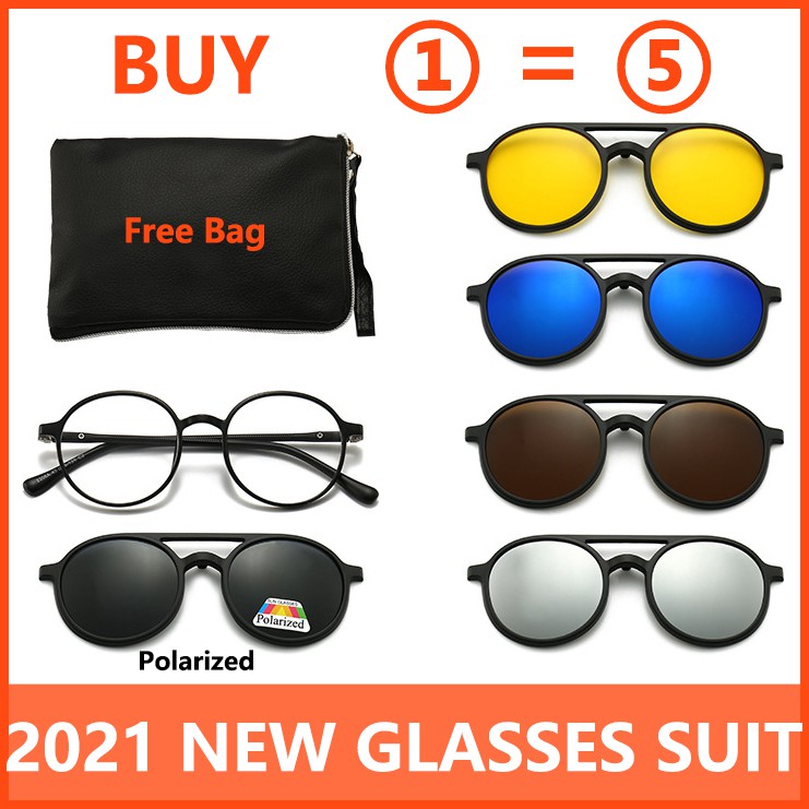 2021 New Fashion Polarized Eyeglasses Metal Mens Fishing