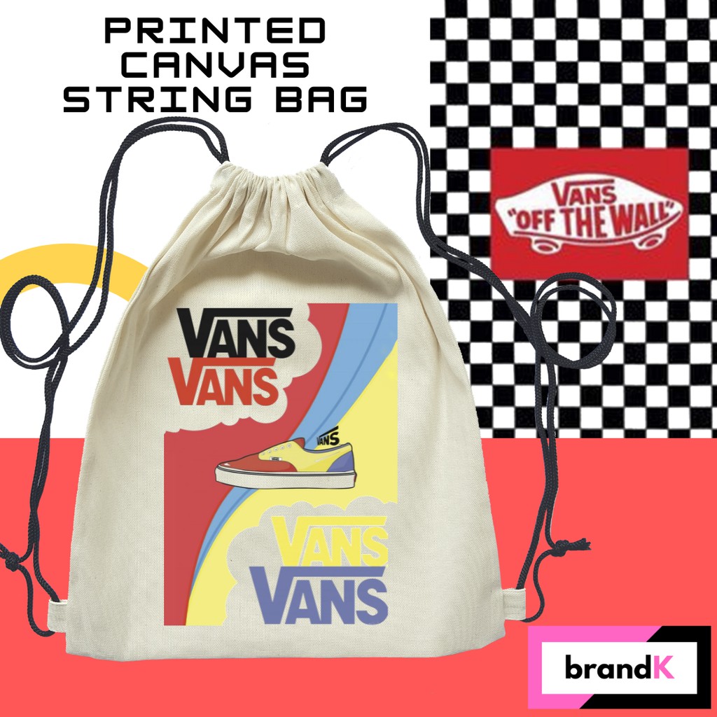 String bag clearance vans