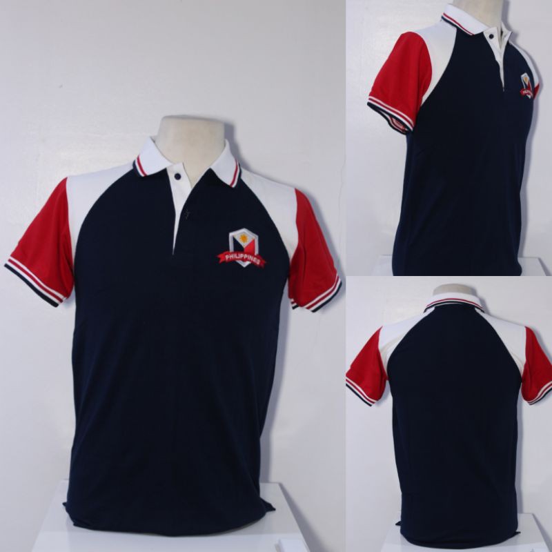 Men s Polo Shirt with embroidered Philippines logo Shopee