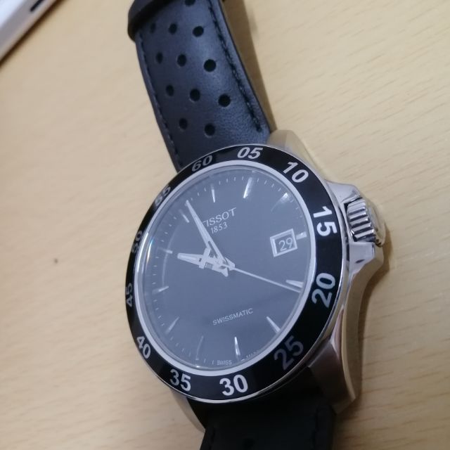 Authentic luxury watch Tissot V8 Swissmatic second hand