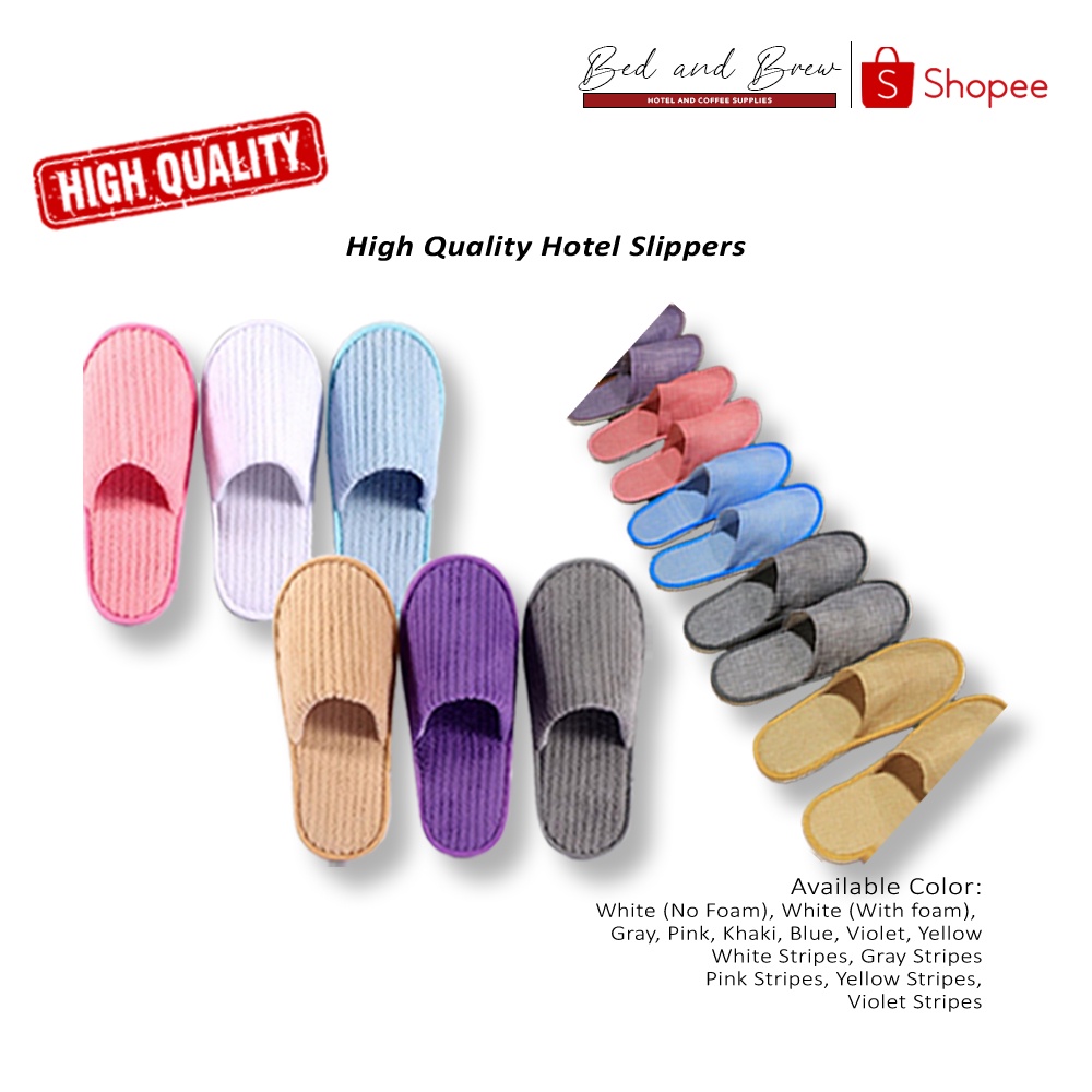 Indoor on sale guest slippers