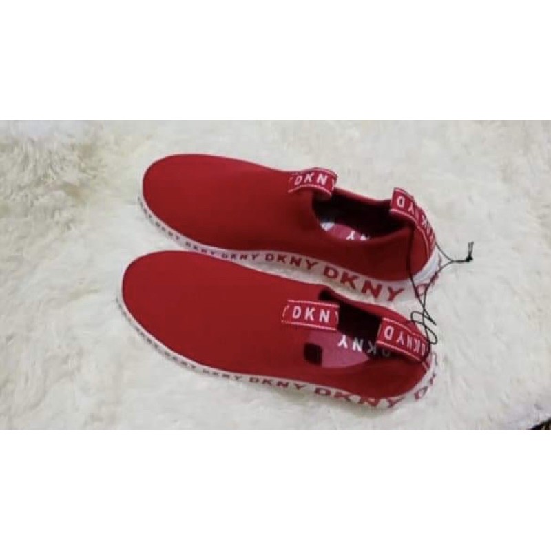 Dkny hot sale red trainers