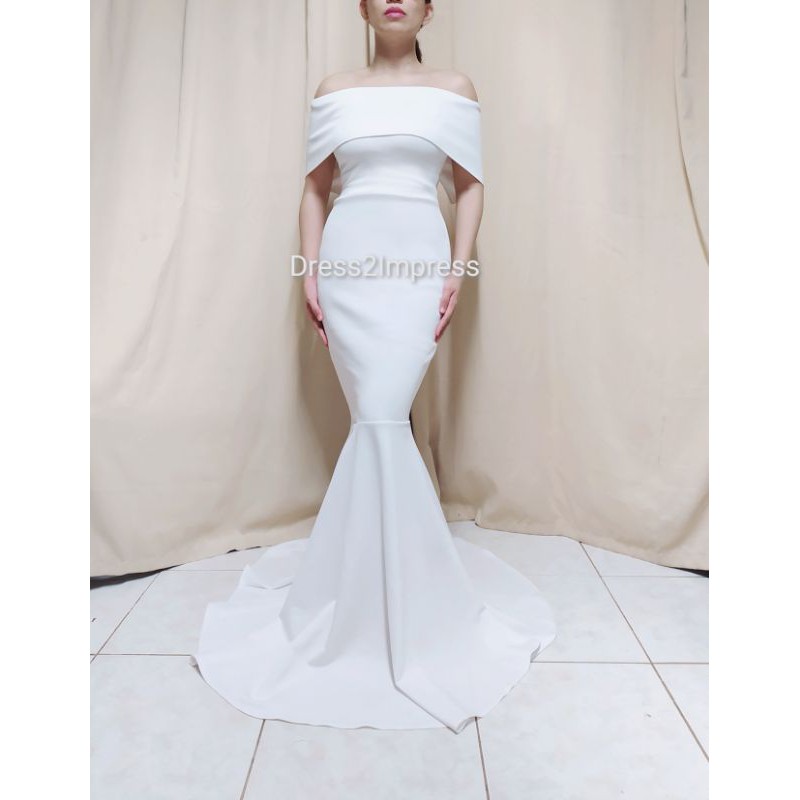 Off shoulder 2025 serpentina gown