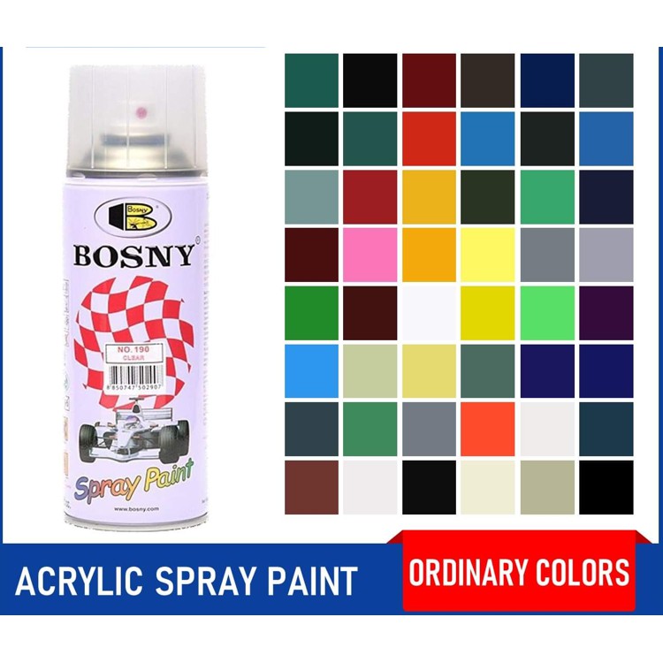 Bosny spray outlet paint colors