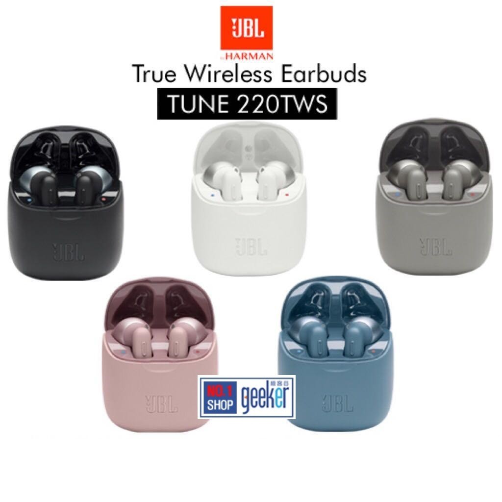 Jbl earbud best sale wireless t220 tws