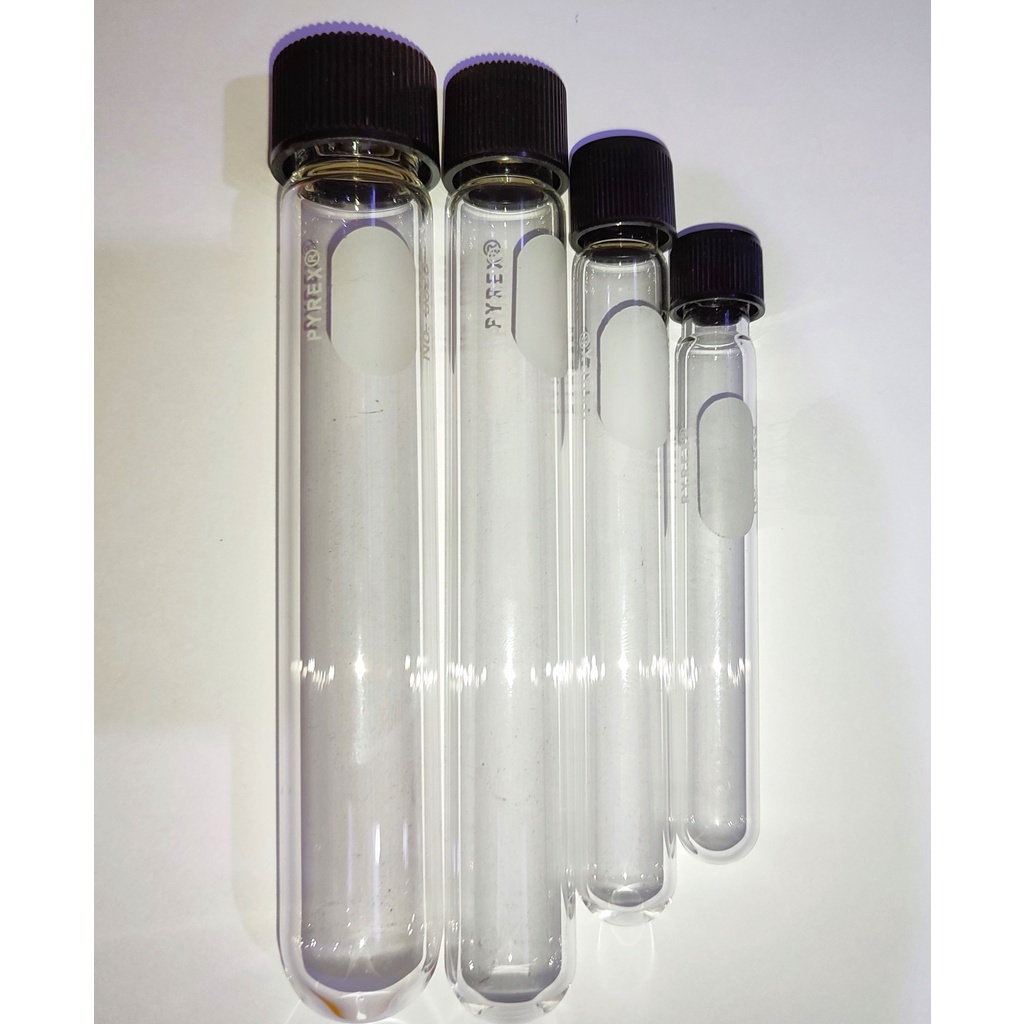 PYREX Screw Cap Culture Tubes With PTFE Lined Phenolic 41 OFF