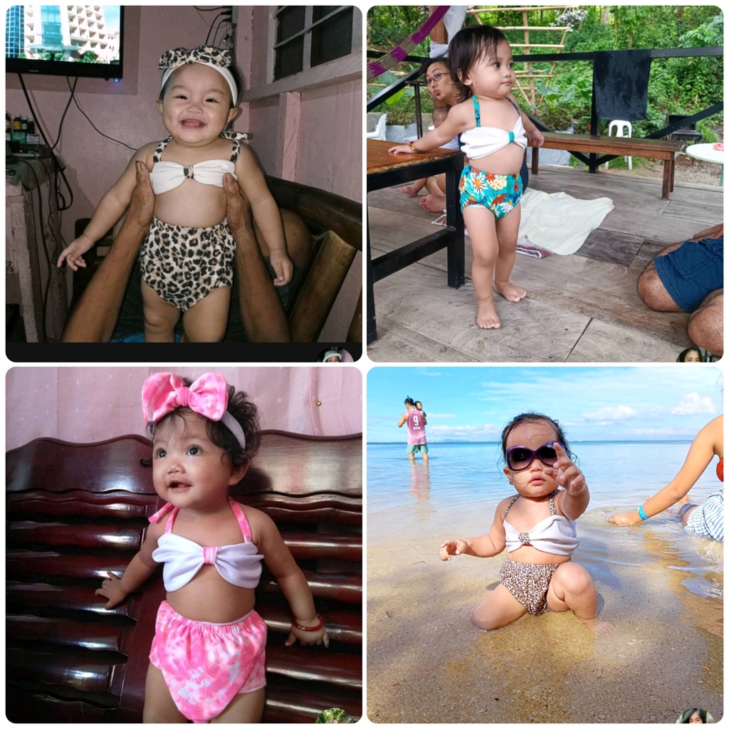 Sandy Baby Swimwear Set or OOTD 3 15 months old Shopee Philippines