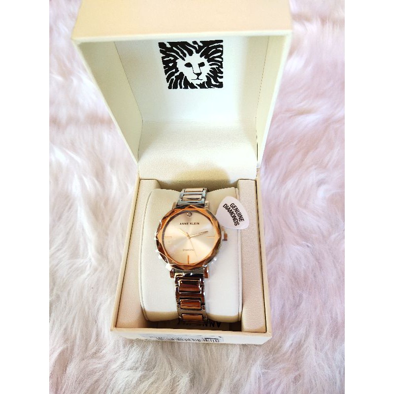 Anne klein diamond hot sale bracelet watch