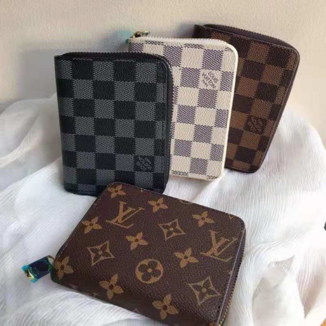 L V Short Wallet One Zipper Shopee Philippines