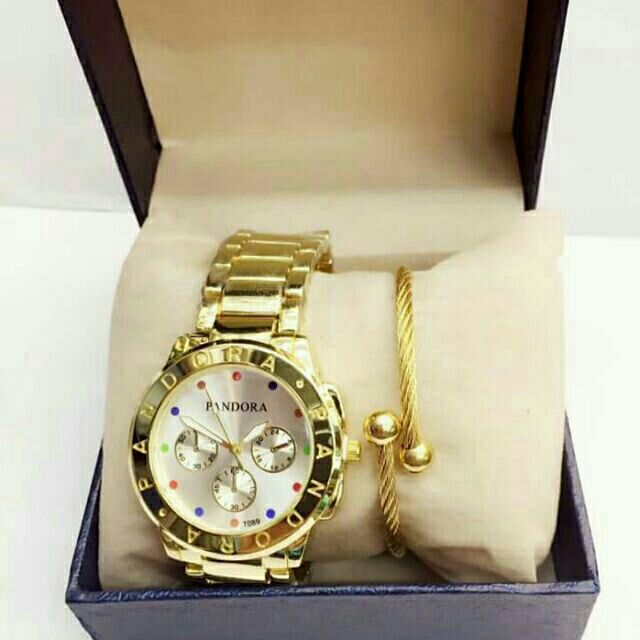 Rose gold pandora watch hot sale