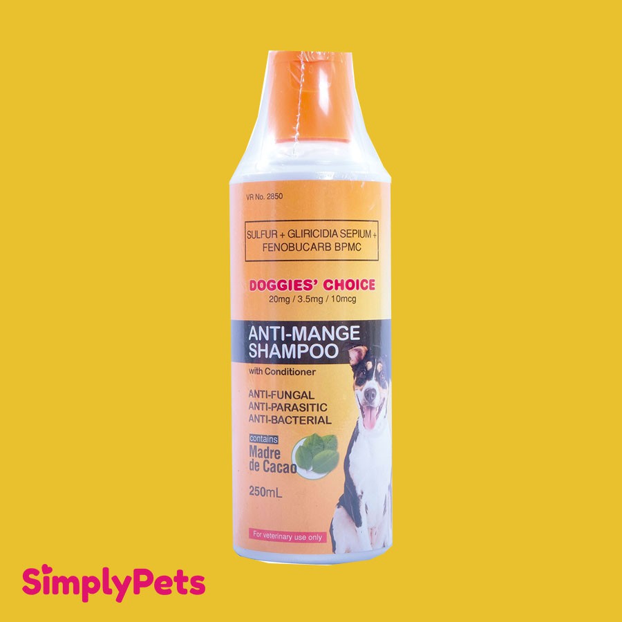 Doggies choice 2024 anti mange shampoo