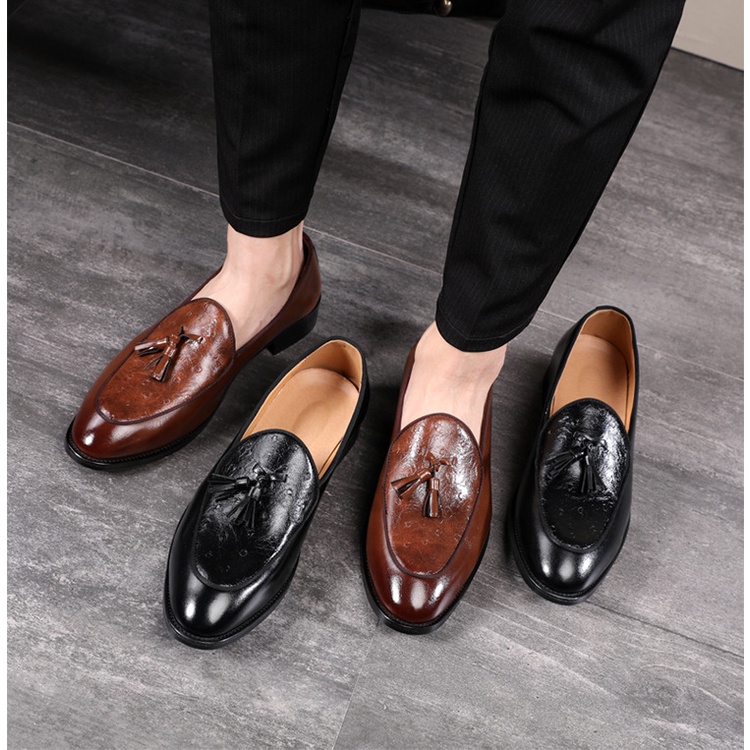 Mens best sale tassel loafers