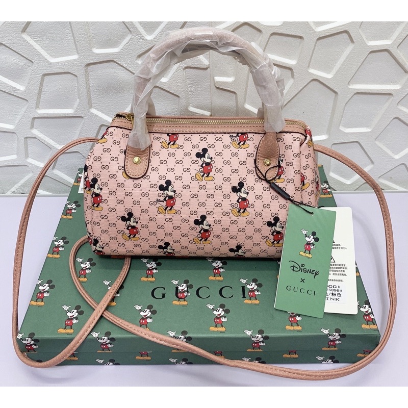 Gucci mickey pink 2 way bag Shopee Philippines