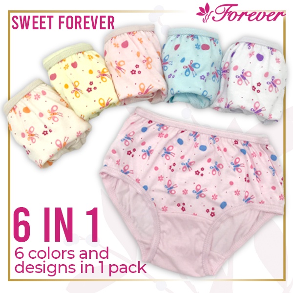 6 Packs Baby Toddler Girls Underwear Panties Kids Briefs Cotton Panty  Underwear 