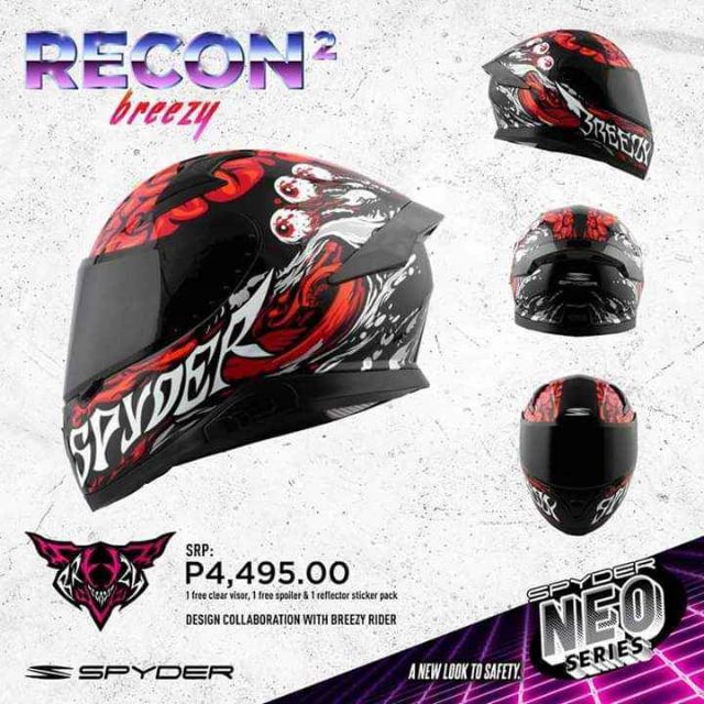 Spyder recon hot sale 2 helmet