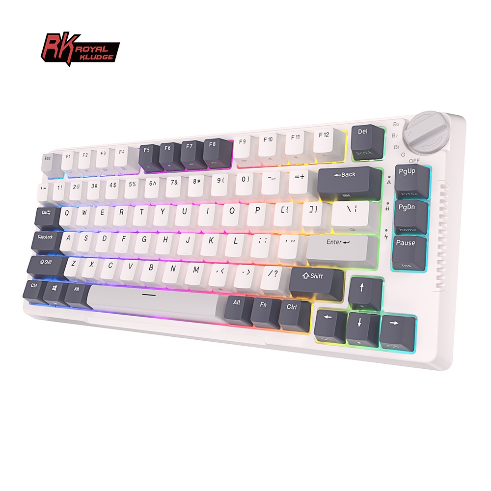 RK ROYAL KLUDGE RK84 Wireless RGB Limited Edition Keyboard 46 OFF