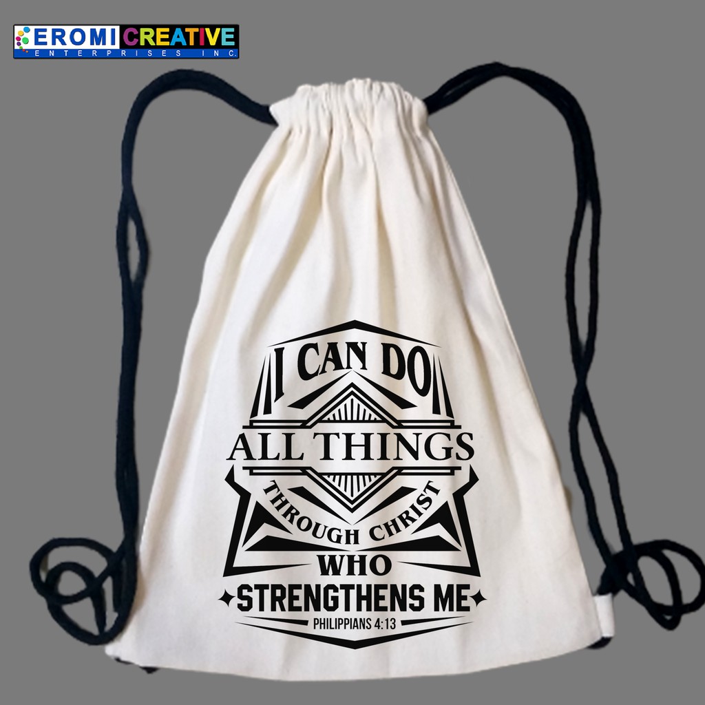Designer string bag on sale
