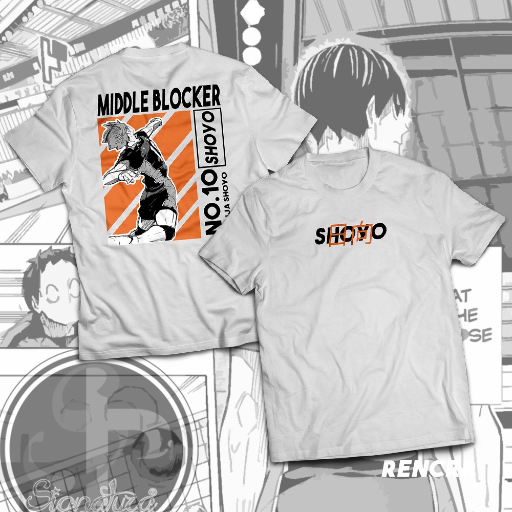 Signatura Tees Anime Shirt Haikyu Series No. 10 Middle Blocker Shoyo Hinata  Shirt Design in Black | Shopee Philippines