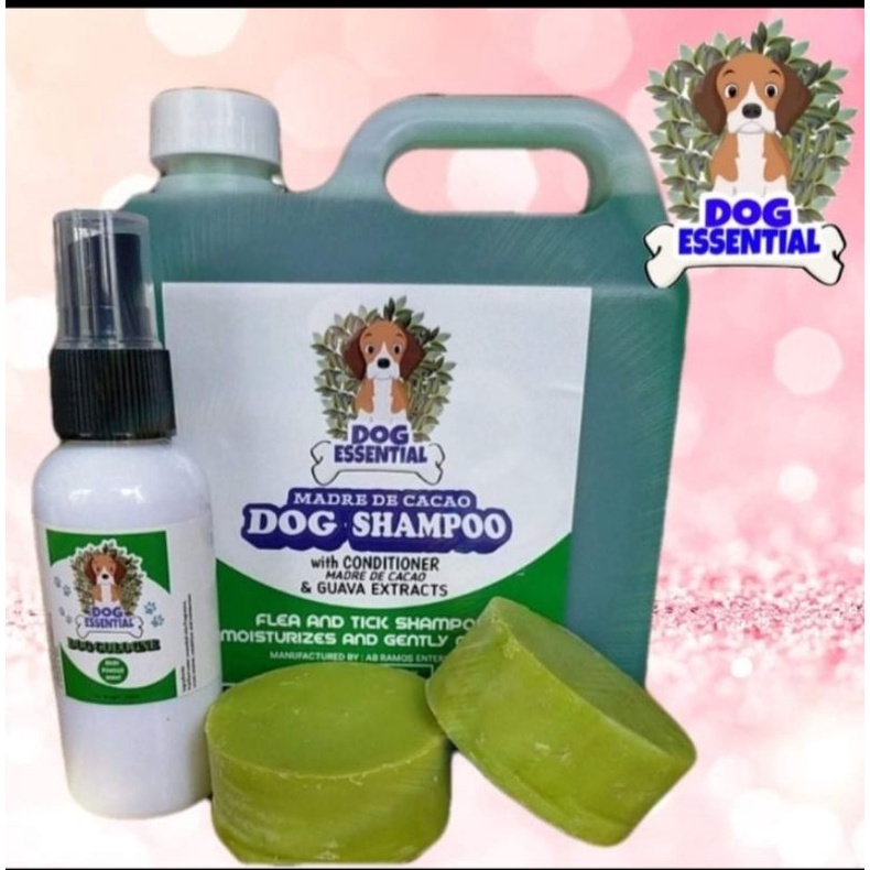 Dog shampoo with store madre de cacao