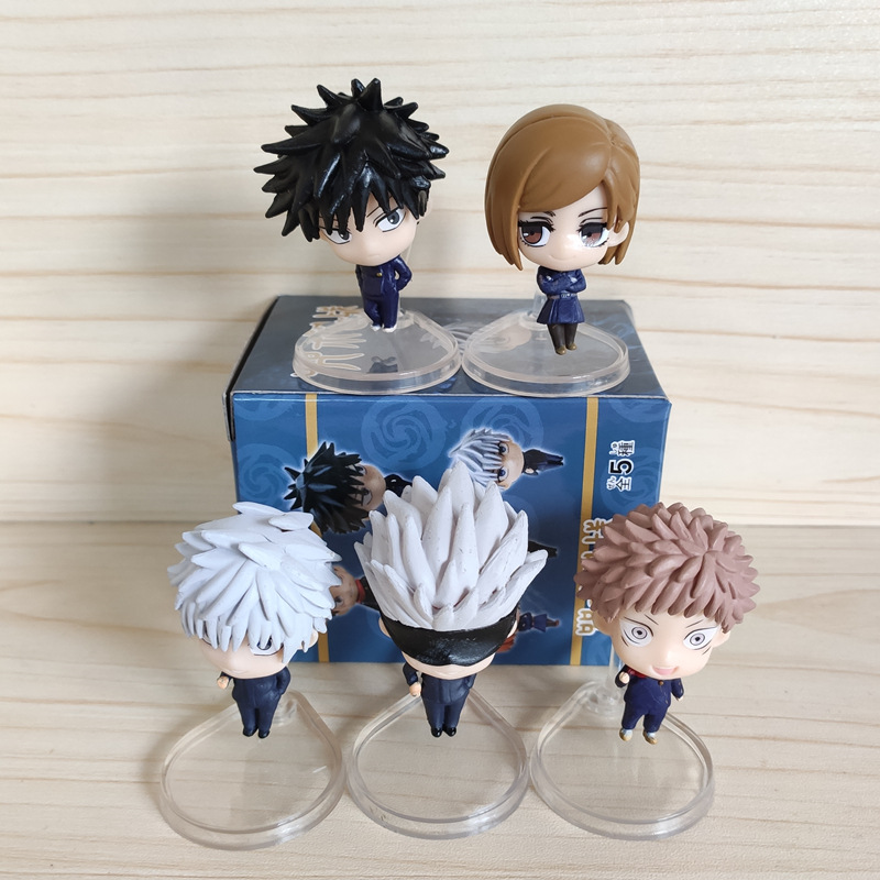 Trunkin | Jujutsu Kaisen Action Figures 6 Pcs Set 10 Cms PVC Figure | (Set  B) Itadori Yuji Fushiguro Megumi Action Figure Gojo Satoru | Model Anime