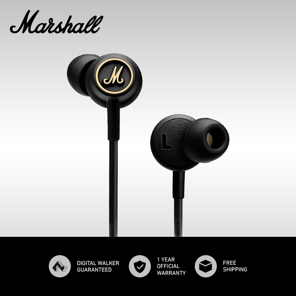 Marshall Earphones Mode Philippines Shopee EQ - Black |